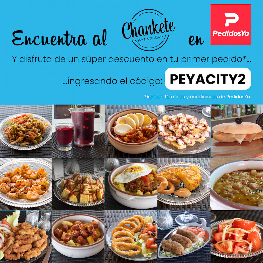 Servicio a domicilio con PedidosYa · Restaurante Chankete · Salinas, Ecuador